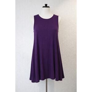 NWT Hourglass Lilly Boutique Purple Swing Tank Dress S/M